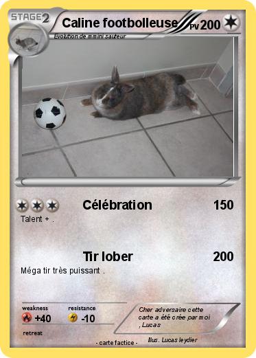 Pokemon Caline footbolleuse