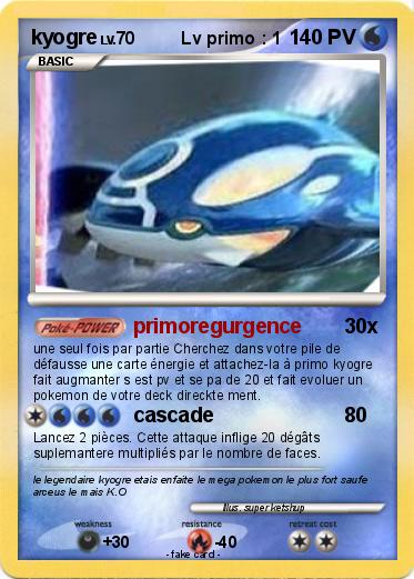 Pokemon kyogre