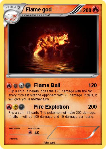 Pokemon Flame god