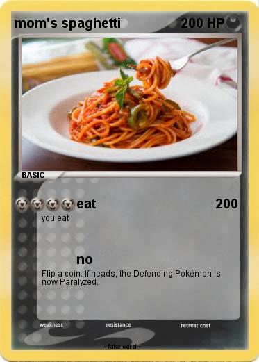Pokemon mom's spaghetti