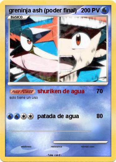 Pokemon greninja ash (poder final)