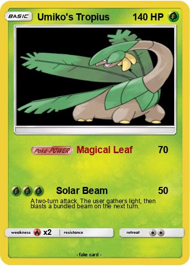 Pokemon Umiko's Tropius