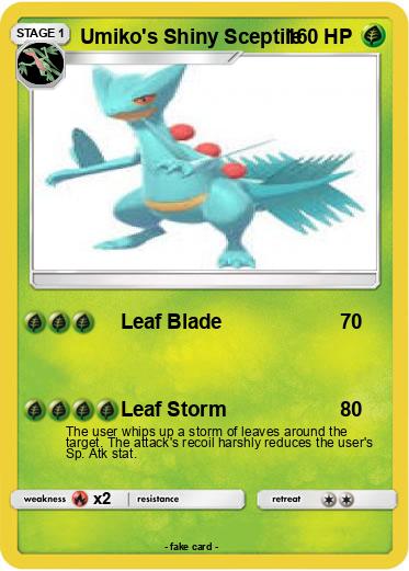 Pokemon Umiko's Shiny Sceptile