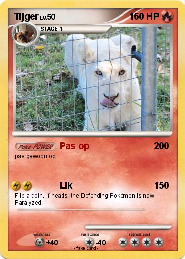 Pokemon Tijger