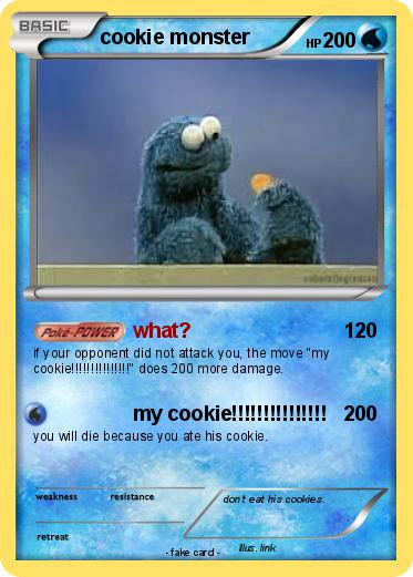 Pokemon cookie monster