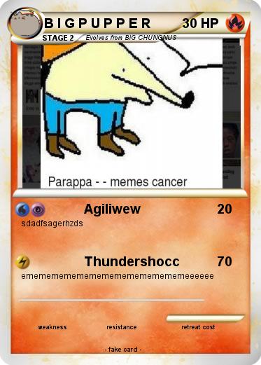 Pokemon B I G P U P P E R