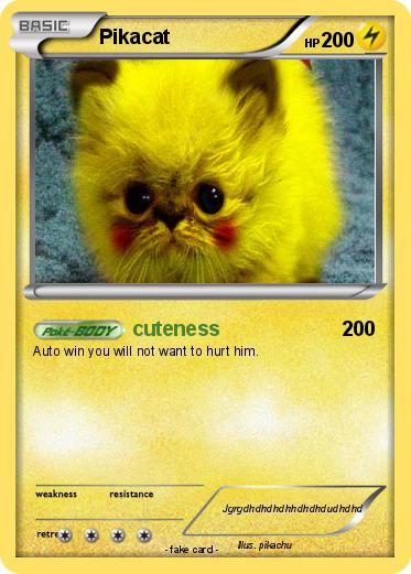 Pokemon Pikacat