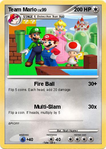 Pokemon Team Mario