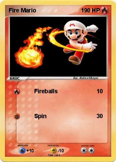 Pokemon Fire Mario