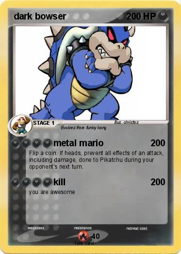 Pokemon dark bowser