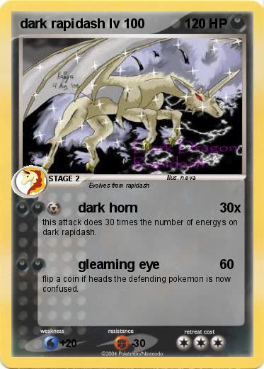 Pokemon dark rapidash lv 100