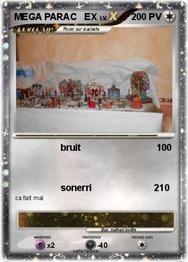 Pokemon MEGA PARAC   EX