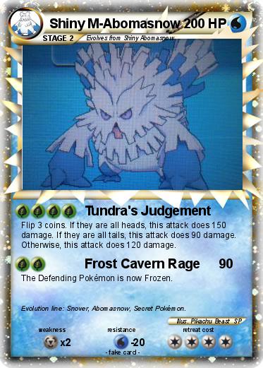 Pokemon Shiny M-Abomasnow