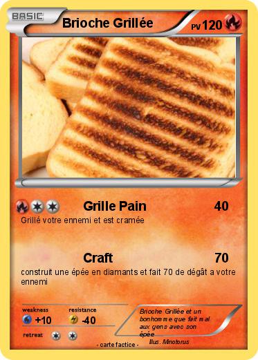 Pokemon Brioche Grillée