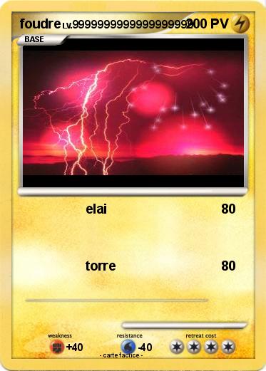 Pokemon foudre