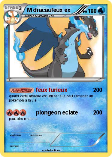 Pokemon M dracaufeux ex