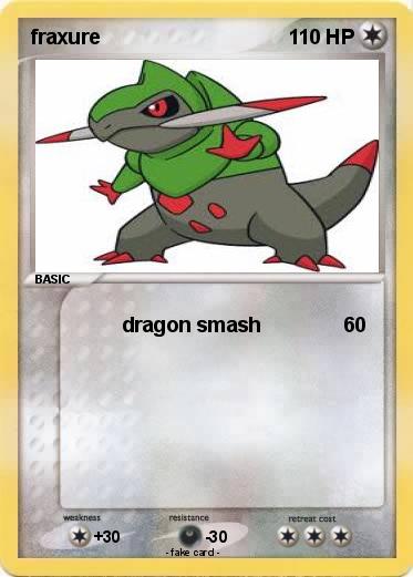 Pokemon fraxure