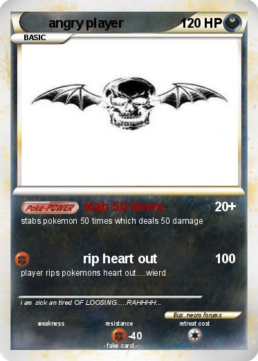 Pokemon angry player
