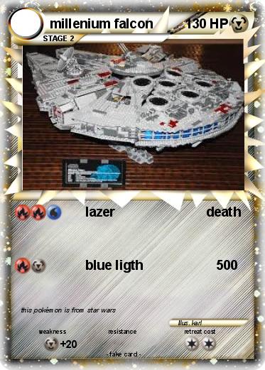 Pokemon millenium falcon