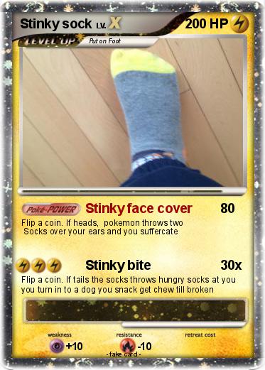 Pokemon Stinky sock