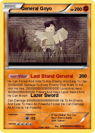 Pokemon General Goyo