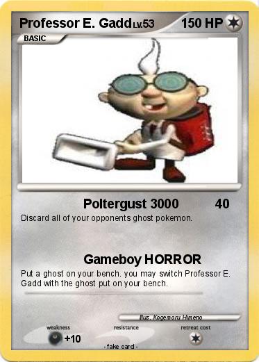 Pokemon Professor E. Gadd