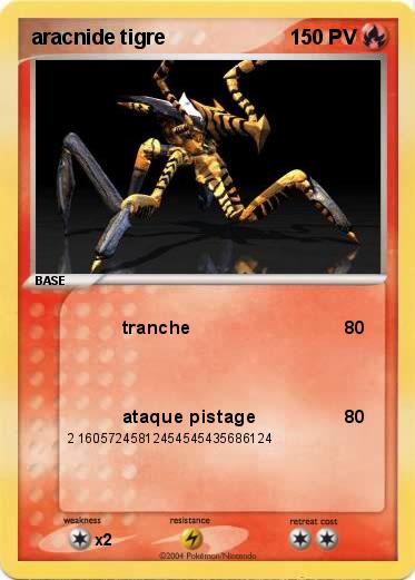 Pokemon aracnide tigre
