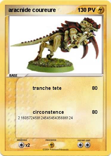 Pokemon aracnide coureure