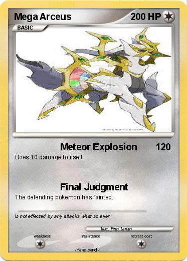 Pokemon Mega Arceus