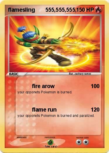 Pokemon flamesling       555,555,555,