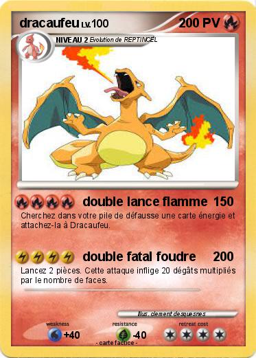 Pokemon dracaufeu