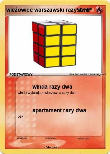 Pokemon wieżowiec warszawski razy dwa