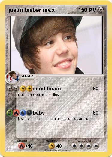 Pokemon justin bieber niv.x                    