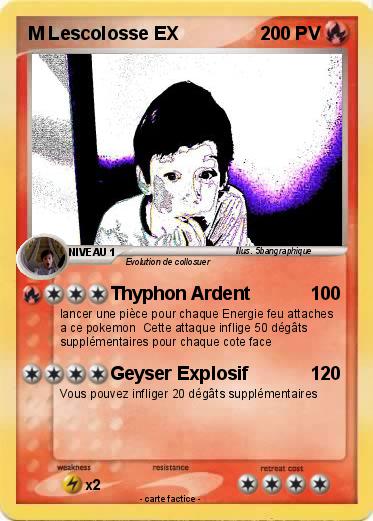 Pokemon M Lescolosse EX