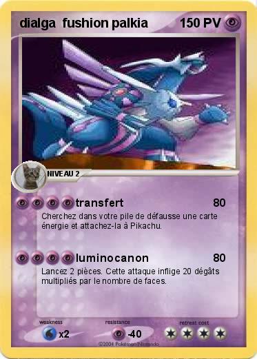 Pokemon dialga  fushion palkia