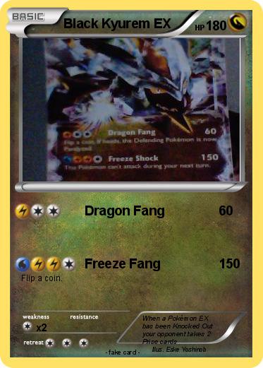 Pokemon Black Kyurem EX