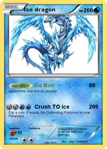 Pokemon Ice dragon