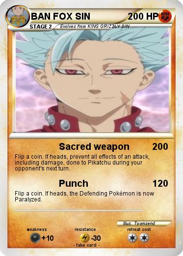 Pokemon BAN FOX SIN