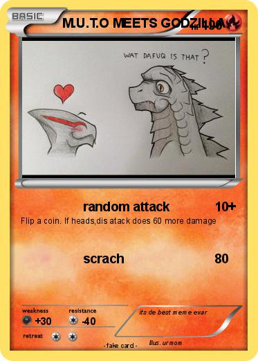 Pokemon M.U.T.O MEETS GODZILLA
