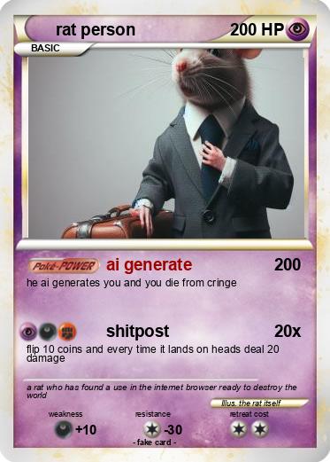 Pokemon rat person