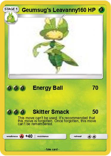 Pokemon Geumsug's Leavanny
