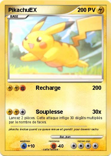 Pokemon PikachuEX