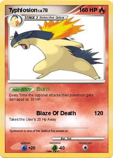 Pokemon Typhlosion