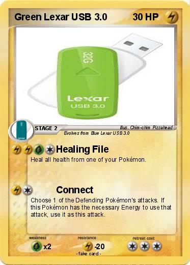 Pokemon Green Lexar USB 3.0