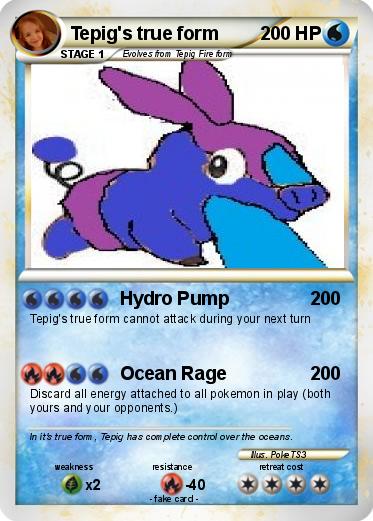 Pokemon Tepig's true form