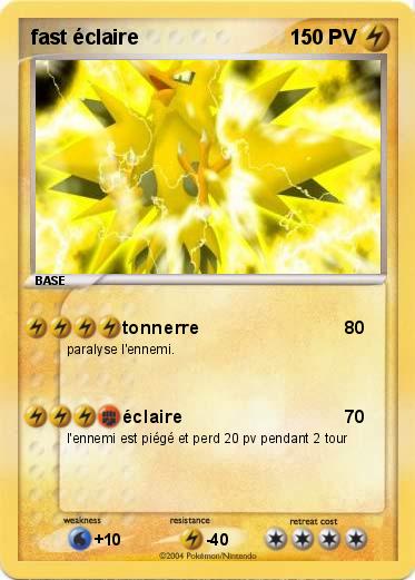 Pokemon fast éclaire