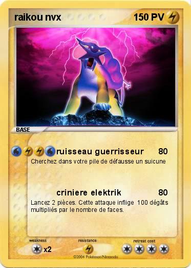 Pokemon raikou nvx