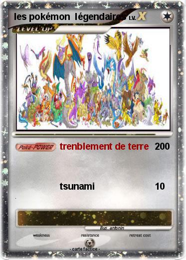 Pokemon les pokémon  légendaires