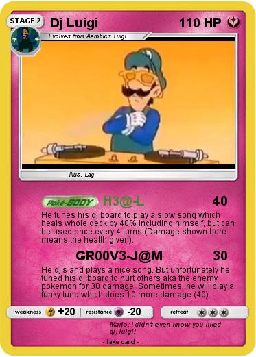 Pokemon Dj Luigi