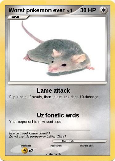 Pokemon Worst pokemon ever
